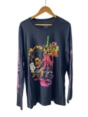 画像：長袖Tシャツ/XL/コットン/BLK