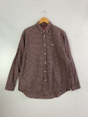 画像：Loose Fit Oxford Shirt/長袖シャツ/M/コットン/BRW/チェック//