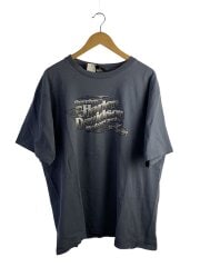 画像：Tシャツ/2L/コットン/BLU/プリント/コピーライト2005