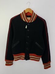 画像：ジャケット/L/ウール/BLK/無地