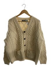 画像：SELTIC COUNTRY/アイルランド製/カーディガン(厚手)/XL/ウール/BEG/無地