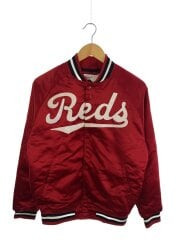 画像：REDS/スタジャン/S/ナイロン/RED/無地