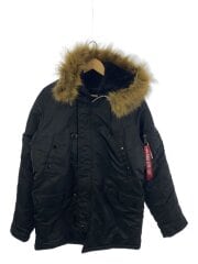 画像：N-3B/フライトジャケット/L/ナイロン/BLK/20094-201