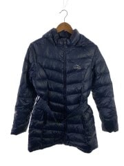 画像：ロングダウンジャケット/L/ナイロン/NVY/無地/CC061