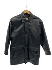 画像：レザージャケット・ブルゾン/S/レザー/BLK
