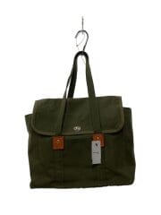 画像：トートバッグ/コットン/カーキ/無地/メンズバック