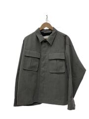 画像：ジャケット/38/ポリエステル/グレー/無地/GY73