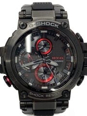 画像：ソーラー腕時計/アナログ/ステンレス/ブラック/MTG-B1000