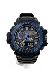 画像：ソーラー腕時計/アナログ/ラバー/ブラック/GWN-1000B