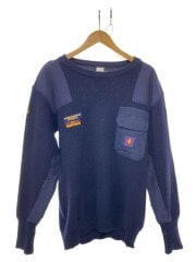 画像：ニット・セーター(厚手)/ドイツ軍セーター/ウール/ネイビー
