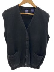 画像：ベスト/S/コットン/NVY/無地