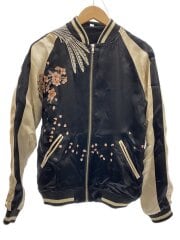 画像：スカジャン/L/レーヨン/BLK/294812