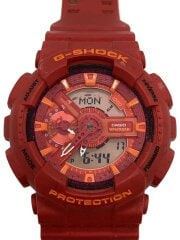 画像：クォーツ腕時計・G-SHOCK/デジアナ/RED