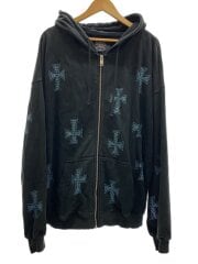 画像：unknown/ジップパーカー/XL/コットン/BLK//