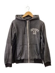 画像：ジップパーカー/S/コットン/GRY/無地//