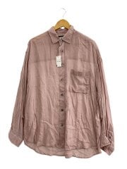 画像：長袖シャツ/1/--/PNK/無地/11251311205