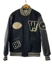 画像：スタジャン/XL/ウール/BLK/51273