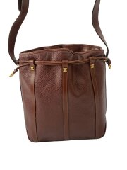 画像：ショルダーバッグ/レザー/BRW/無地/M08