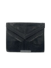 画像：ショルダーバッグ/レザー/BLK