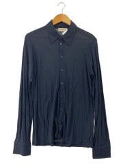 画像：長袖シャツ/M/コットン/BLK