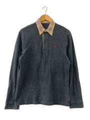 画像：ポロシャツ/M/コットン/GRY