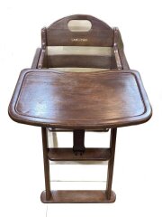 画像：木製ハイチェア/LARTAN/キッズ家具