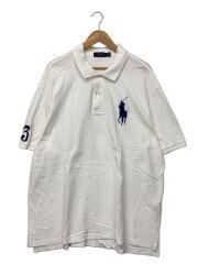 画像：ポロシャツ/3L/コットン/WHT/無地/0200011449//
