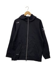 画像：ジップパーカー/XL/--/BLK/無地/FOA406910//