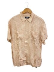 画像：半袖シャツ/オープンカラー/M/レーヨン/BEG/01191406