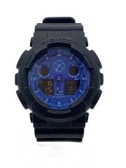 画像：クォーツ腕時計_G-SHOCK/デジアナ/ラバー/BLU/BLK