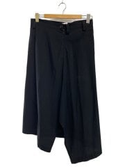 画像：12AW/アシンメトリー/キュプラ/ロングスカート/2/--/BLK/無地/yd-s16-215