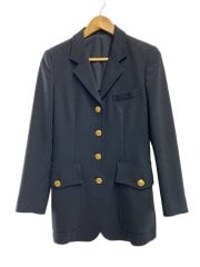 画像：90s/97SS/archive/ゴールドボタンロングジャケット/40/--/BLK/無地