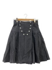 画像：スカート/--/リネン/GRY/無地/BR-GPS-AW24-01