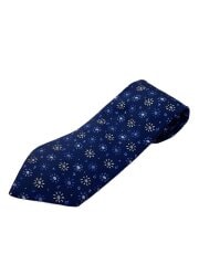 画像：ネクタイ/シルク/NVY/花柄/メンズ