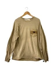画像：長袖Tシャツ/--/コットン/BEG/無地//