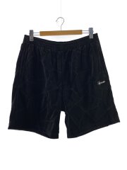 画像：ショートパンツ/L/ベロア/BLK