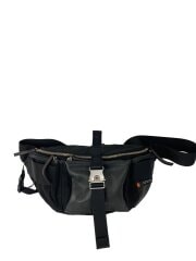 画像：ショルダーバッグ/レザー/ブラック