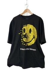 画像：Tシャツ/XL/コットン/ブラック/無地