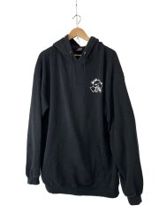 画像：パーカー/XL/コットン/ブラック/無地