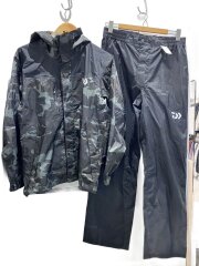 画像：レインマックス/セットアップ/S/ナイロン/BLK/カモフラ/dr-3823