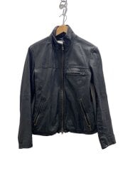 画像：レザージャケット・ブルゾン/M/牛革/BLK/6121024