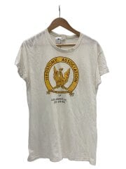 画像：Tシャツ/L/コットン/WHT/プリント