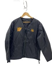 画像：ダウンジャケット/M/ナイロン/BLK/無地/ita7-17c003/リバーシブル/VIETJAN