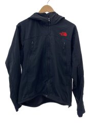 画像：V2 MOUNTAIN HOODIE_V2マウンテンフーディ/L/ナイロン/BLK/無地