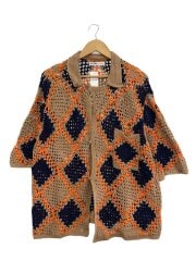 画像：半袖シャツ/M/コットン/BEG/23-080-464-9000//