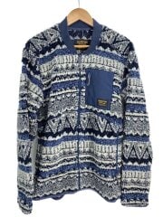 画像：フリースジャケット/M/ポリエステル/BLU/10325vn825966