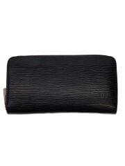 画像：ジッピー・ウォレット_エピ/レザー/BLK/無地/メンズ