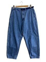 画像：DENIM WIDE TAPERED PANTS_デニムワイドテーパードパンツ/32/コットン/BLU