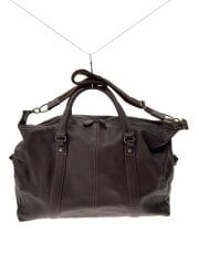 画像：ボストンバッグ/レザー/BRW