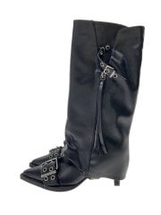 画像：ブーツ/M/BLK/フェイクレザー/4781